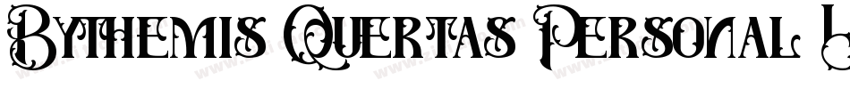 Bythemis Quertas Personal Use字体转换